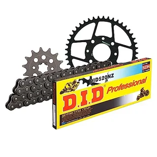 Zestaw łańcuchów DID stal 520NZ / 112 zamek zaciskowy do KTM Duke 125 ccm rok prod. 2011-2015 - Części motocyklowe - miniaturka - grafika 1