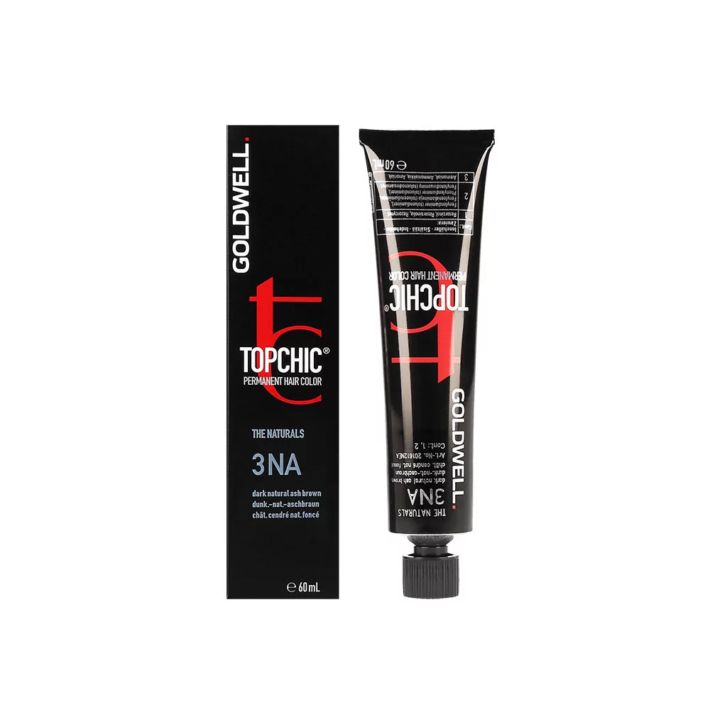 Goldwell Topchic, farba do włosów, 3NA Dark Natural Ash Brown, 60 ml