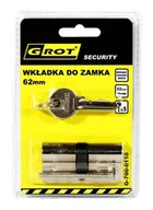 Zamki i wkładki - GROT WKŁADKA BĘBENKOWA 31/31MM 62MM NIKIEL 5 KLUCZY G-700-0110 [6700921] - miniaturka - grafika 1