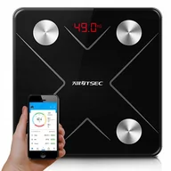 Wagi łazienkowe - Waga Łazienkowa Analityczna Bluetooth Szklana Lcd - miniaturka - grafika 1
