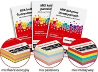 Papier do drukarek - Emerson Papier kolorowy MIX A4/80g 5 kol. intensywne - miniaturka - grafika 1