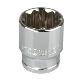 Klucze i nasadki - 18593 Nasadka 1/2 cala 12pkt CrV 29mm, L:42mm, Proline - miniaturka - grafika 1