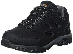 Regatta Unisex dziecięce Chaussures Techniques De Marche Junior Basses Holcombe Buty trekkingowe, Czarny granit - 31 EU - Buty dla chłopców - miniaturka - grafika 1