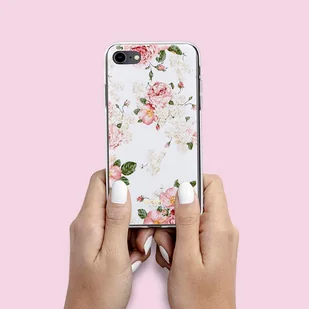 Crong Flower Case – Etui iPhone SE (2022/2020) / 8 / 7 (wzór 02) - Etui i futerały do telefonów - miniaturka - grafika 5