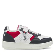 Buty dla chłopców - Sneakersy U.S. Polo Assn. DENNY005 Biały - miniaturka - grafika 1
