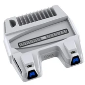 Gadżety dla graczy - Podstawka chłodząca COBRA CR1PS5WH Biały - miniaturka - grafika 1