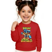 Bluzy dla dziewczynek - BLUZA DZIECIĘCA 67 SIX SEVEN VIRAL BRAINROT 110-116 DLA CHŁOPCA DZIEWCZYNKI - miniaturka - grafika 1