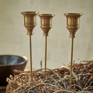 Świecznik z bolcem, zestaw 3 szt. Lalley - Świeczniki - miniaturka - grafika 1