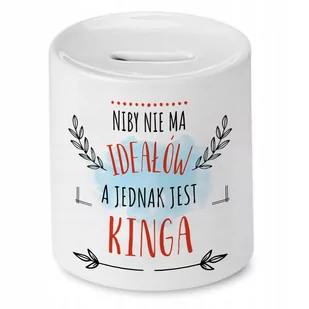 Skarbonka Dla Kingi na Urodziny na Prezent z Nadrukiem ze Zdjęciem - Skarbonki - miniaturka - grafika 1