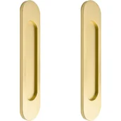 Zawiasy, okucia i inne akcesoria - sztuki owalnych, samoprzylepnych klamek do drzwi przesuwnych do szafek, okien i drzwi przesuwnych (złotych) - miniaturka - grafika 1