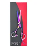 Nożyczki fryzjerskie - Fox Glamour, nożyczki fryzjerskie 5,5, kolorowe - miniaturka - grafika 1