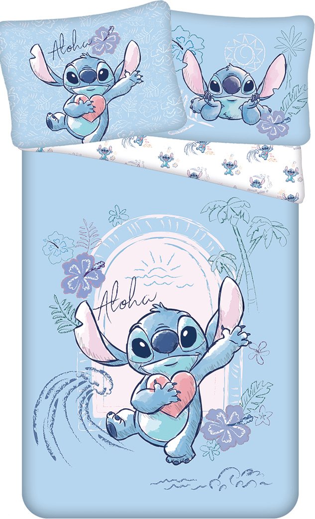Pościel Bawełniana Disney Lilo I Stitch 140x200 Dla Dziecka Sticz
