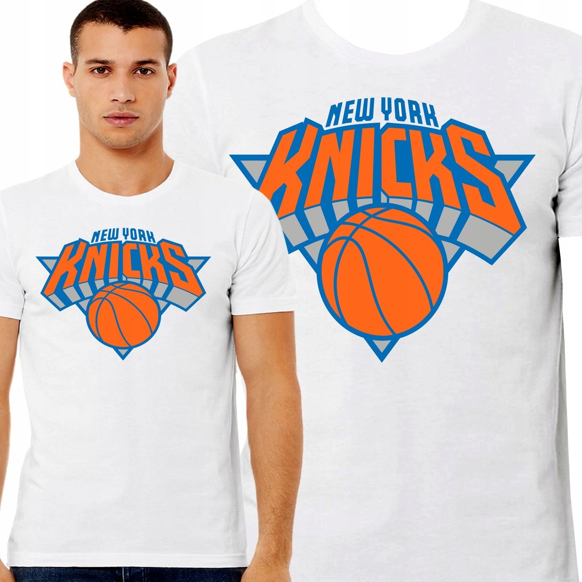 T-Shirt KOSZULKA NEW YORK KNICKS PREZENT NBA JAKOŚĆ BAWEŁNA M 0482