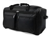 Akcesoria podróżnicze - Torba podróżna na kółkach A1 CZARNY - miniaturka - grafika 1