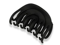 Ozdoby do włosów - Orientana, Klamra spinka do włosów podwójna czarna - miniaturka - grafika 1