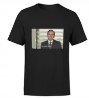 Koszulki męskie - KOSZULKA MĘSKA ŚMIESZNA T-SHIRT Z NADRUKIEM THE OFFICE MICHAEL SCOTT r. L - miniaturka - grafika 1