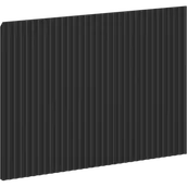 Fronty meblowe - Mexen Rivel front ryflowany do korpusu szafki łazienkowej 50 x 43,5 cm, czarny mat - 91A20-0500-470-1-71 - miniaturka - grafika 1