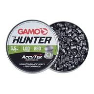 Osprzęt do wiatrówek - Gamo - Śrut Diabolo AccuTek Hunter - Kaliber 5,5 mm - 250 sztuk - 6320825-AK - miniaturka - grafika 1