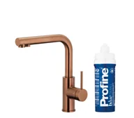 Baterie kuchenne - KFA Armatura Duero Pure Basic 6623-913-34 Miedziany Stal szlachetna - miniaturka - grafika 1