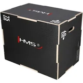 Pozostały sprzęt i akcesoria do ćwiczeń - SKRZYNIA PLYOMETRYCZNA WZMOCNIONA 750x600x500MM HMS DSC02 - miniaturka - grafika 1