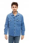 Koszule męskie - LEE JUMBO CORD OVERSHIRT BLUE L68DDC98 S - miniaturka - grafika 1