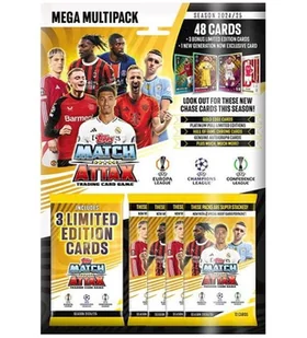 Champions League UEFA Match Attax Topps TCG Mega Multipack - Czasopisma - miniaturka - grafika 1