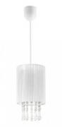 Lampy sufitowe - Lampex Lampa wisząca Wenecja 1S, biała, 80x17 cm - miniaturka - grafika 1