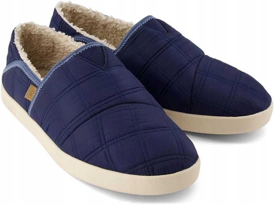 TOMS GRANATOWE MĘSKIE KAPCIE PIKOWANE Z OCIEPLENIEM 43 6IA