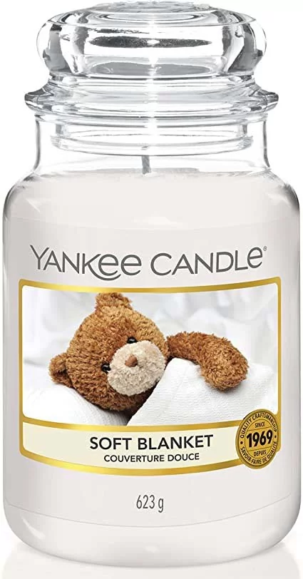 Yankee Candle Soft Blanket 623 g Classic duża świeczka zapachowa