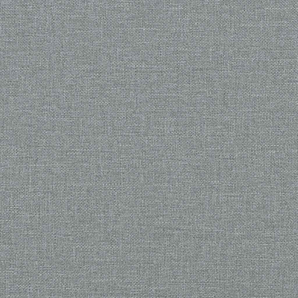 vidaXL Elektryczny fotel rozkładany, jasnoszary, obity tkaniną