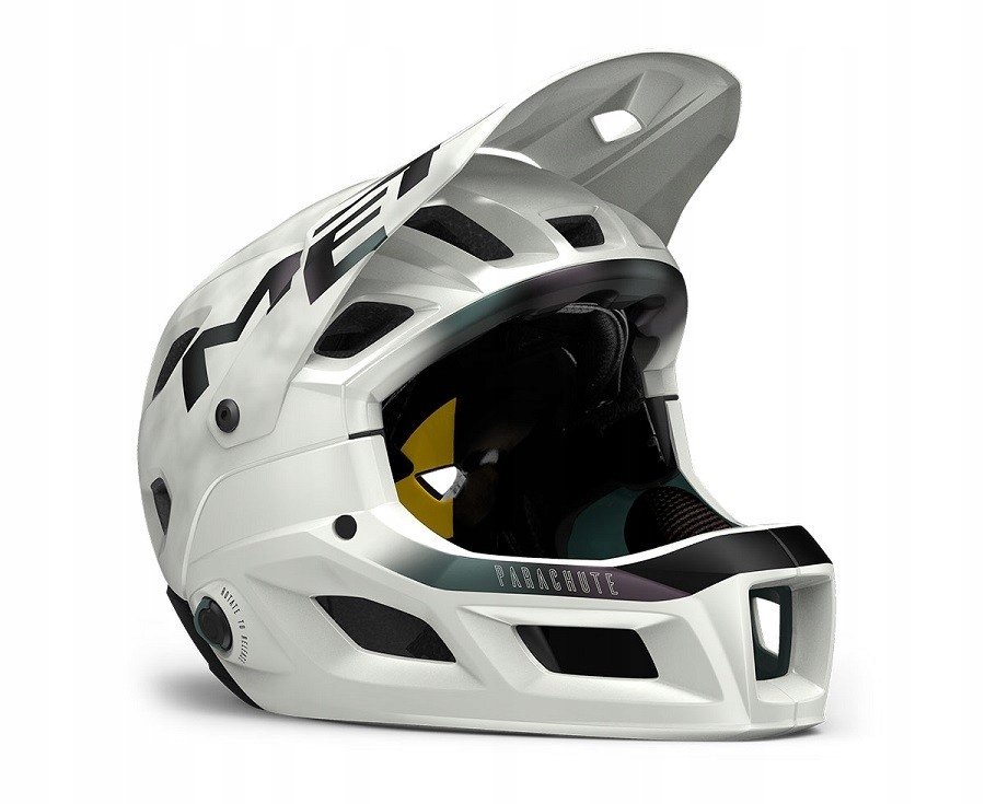 Kask rowerowy Met Parachute Mcr Mips, biały, rozmiar S