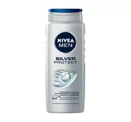 Żele pod prysznic dla mężczyzn - Nivea Men Silver Protect Shower Gel 500ml M Żel pod prysznic 69770 - miniaturka - grafika 1