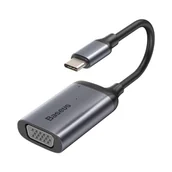 Adaptery i przejściówki - BASEUS Adapter BASEUS ENJOYENT z USB Typ C na VGA - miniaturka - grafika 1