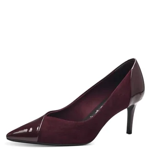 Tamaris Damskie czółenka 1-22417-43, Merlot, 38 EU - Czółenka - miniaturka - grafika 1