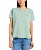 Koszulki i topy damskie - T-shirt Lee POCKET TEE 112355092 Intuition Grey S - miniaturka - grafika 1