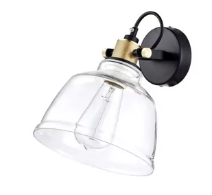 Maytoni Kinkiet LAMPA ścienna IRVING T163-01-W  industrialna OPRAWA szklana loft przezroczysta Maytoni - Lampy ścienne - miniaturka - grafika 1
