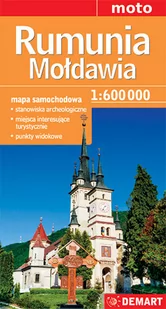 Rumunia, mołdawia mapa samochodowa - Przewodniki - miniaturka - grafika 1