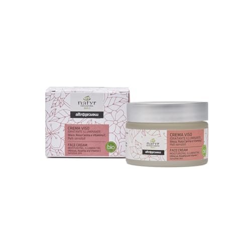 NATYR - Altromercato - krem do twarzy na dzień z witaminą C - skóra wrażliwa - Hibiskus - Bio - 50 ml