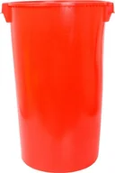 Pojemniki przemysłowe - Artech Okrągły pojemnik plastikowy bez pokrywy 60l czerwony - miniaturka - grafika 1