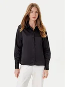 Koszule damskie - Vero Moda Koszula Merle 10334598 Czarny Regular Fit - miniaturka - grafika 1