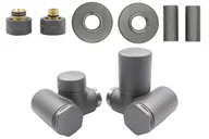 Zawory i kraniki - Zawór regulacyjny Integra prawy Pex grafit strukturalny All in One - miniaturka - grafika 1