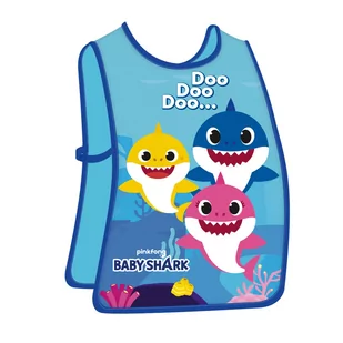 Fartuszek przedszkolaka Szkolny BABY SHARK Dziecięcy - Bidony dla dzieci - miniaturka - grafika 1