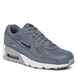 Półbuty męskie - Buty Nike Air Max 90 FN8005 001 Cool Grey/Deep Royal Blue - grafika 1