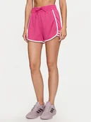 Spodenki damskie - Reebok Szorty sportowe Id Train Knit Short 100022497 Różowy Regular Fit - miniaturka - grafika 1