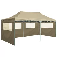 Pawilony ogrodowe - vidaXL Profesjonalny, składany namiot imprezowy, 4 ściany, 3x6 m, stal - miniaturka - grafika 1