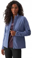 Bluzy damskie - Damska bluza polarowa polar 4F FLEF294 51S niebieski XL - miniaturka - grafika 1
