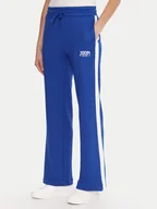 Spodnie sportowe damskie - JOOP! Spodnie dresowe 10020529 30048534 Niebieski Regular Fit - miniaturka - grafika 1