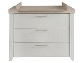 Komody dla dzieci - Roba Komoda z przewijakiem "Helene" z odpinaną nakładką do przewijania - miniaturka - grafika 1