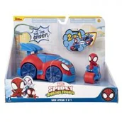 Figurki dla dzieci - Jazwares Figurka Spidey and his Amazing Friends Feature Vehicle 2w1 SNF0019 SNF0019 - miniaturka - grafika 1