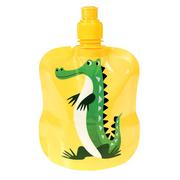 Bidony dla dzieci - Rex London Bidon zwijalny na wodę 200 ml, Krokodyl Harry, Rex London - miniaturka - grafika 1